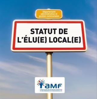 Panneau signalisation avec Statut de l'élu local